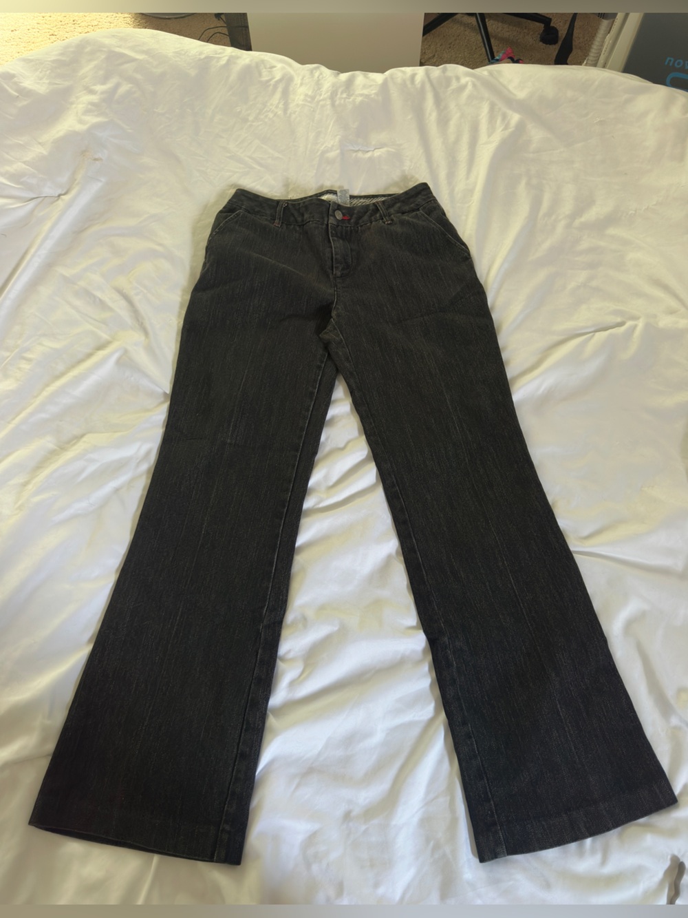 Chico's Business Casual Black Wide-Leg Jeans